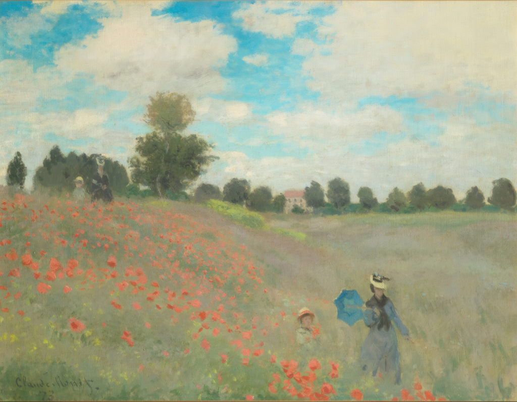 Poppy Field (Near Argenteuil, 1873) Claude Monet